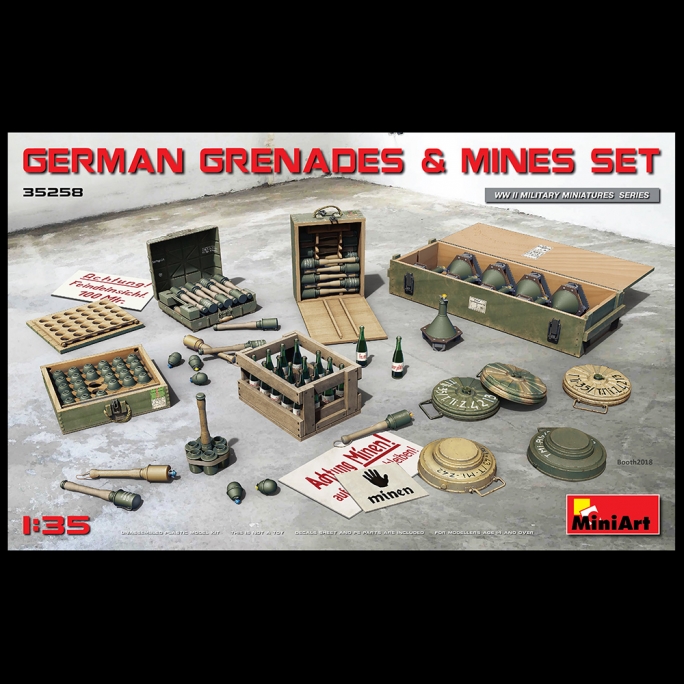 Mines et grenades allemande  - 1/35 - MINIART 35258