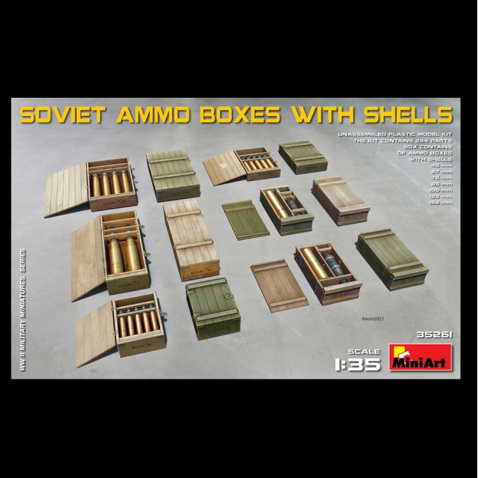 Caisses de munition soviétique  - 1/35 - MINIART 35261