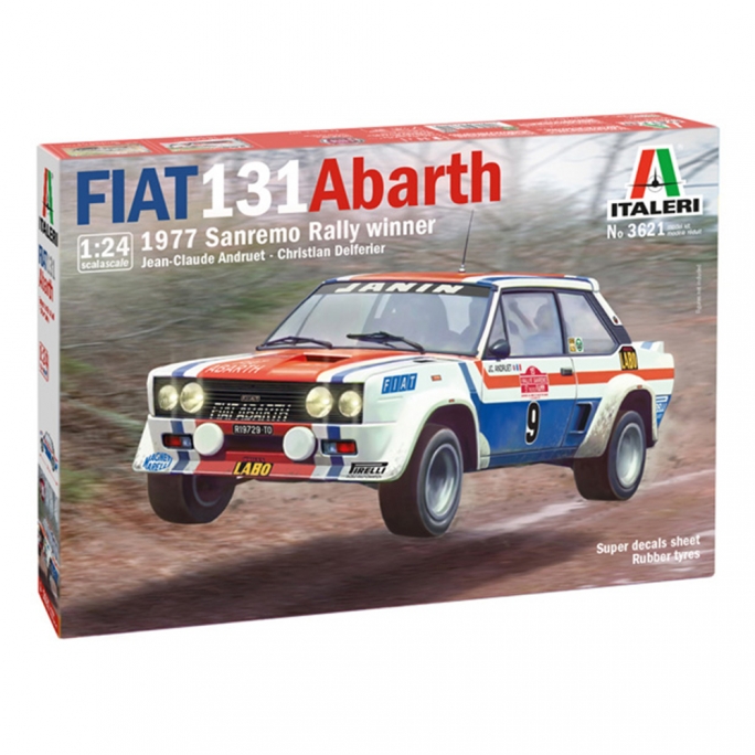 Fiat 131 Abarth, Rally de Sanremo 1977  - ITALERI 3621 - 1/24