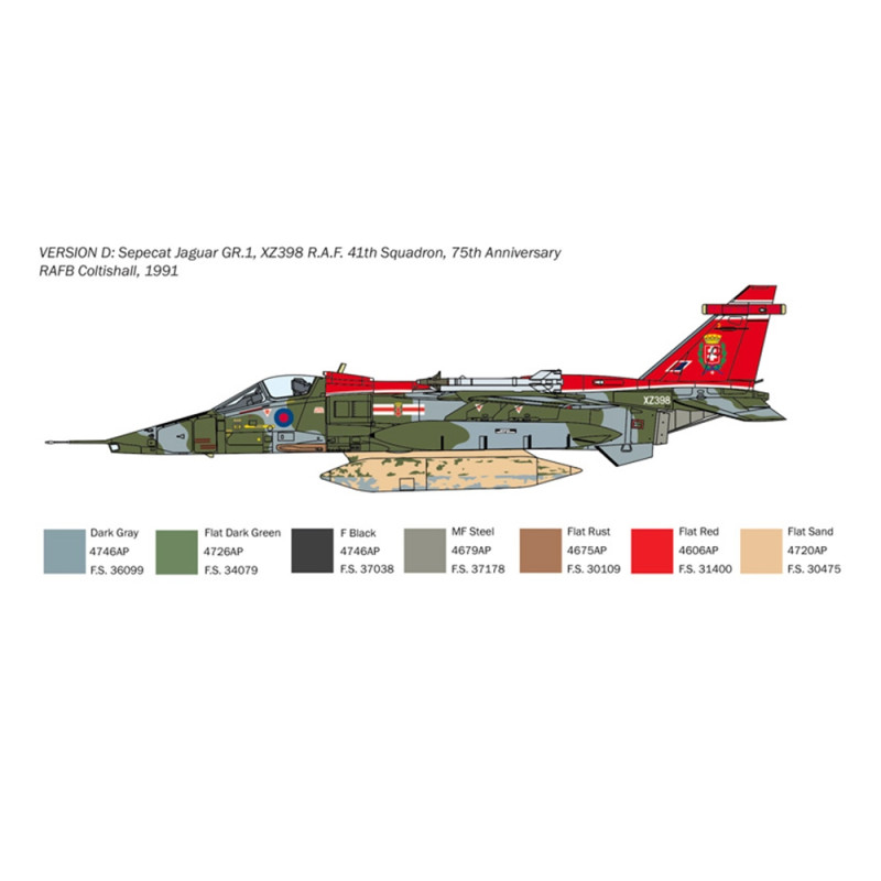 Jaguar GR.1/GR.3 RAF  - ITALERI 1459 - 1/72