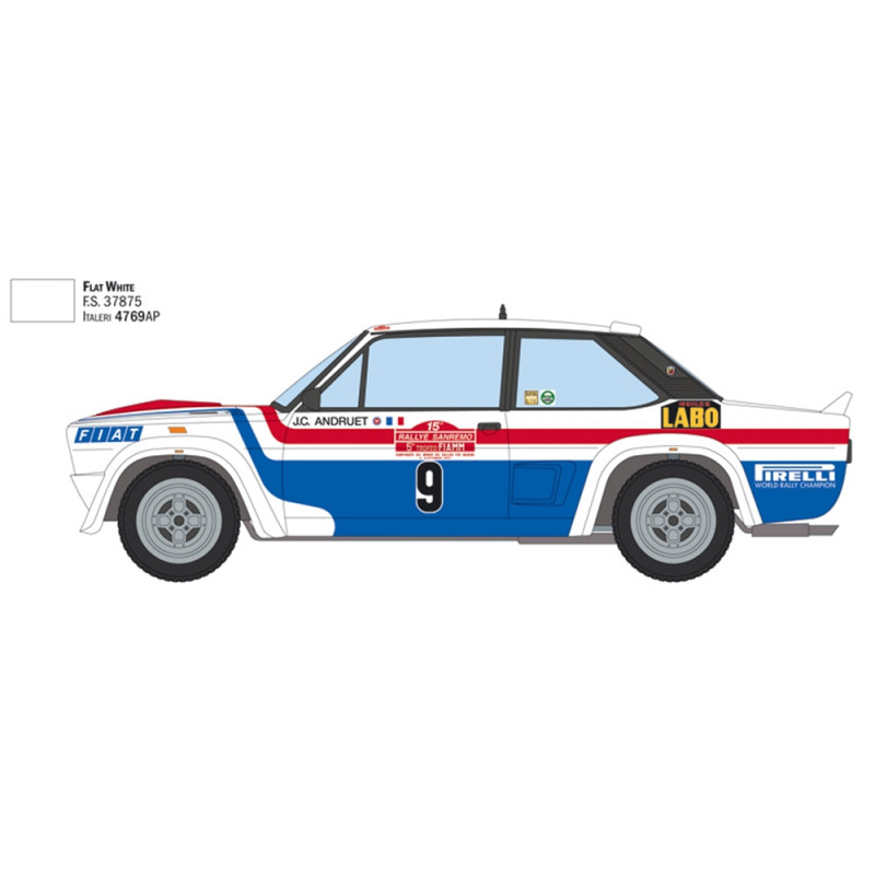 Fiat 131 Abarth, Rally de Sanremo 1977  - ITALERI 3621 - 1/24