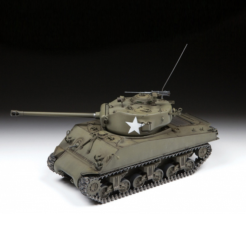 Char moyen Américain M4A3 (76) W "SHERMAN" - ZVEZDA 3676 - 1/35