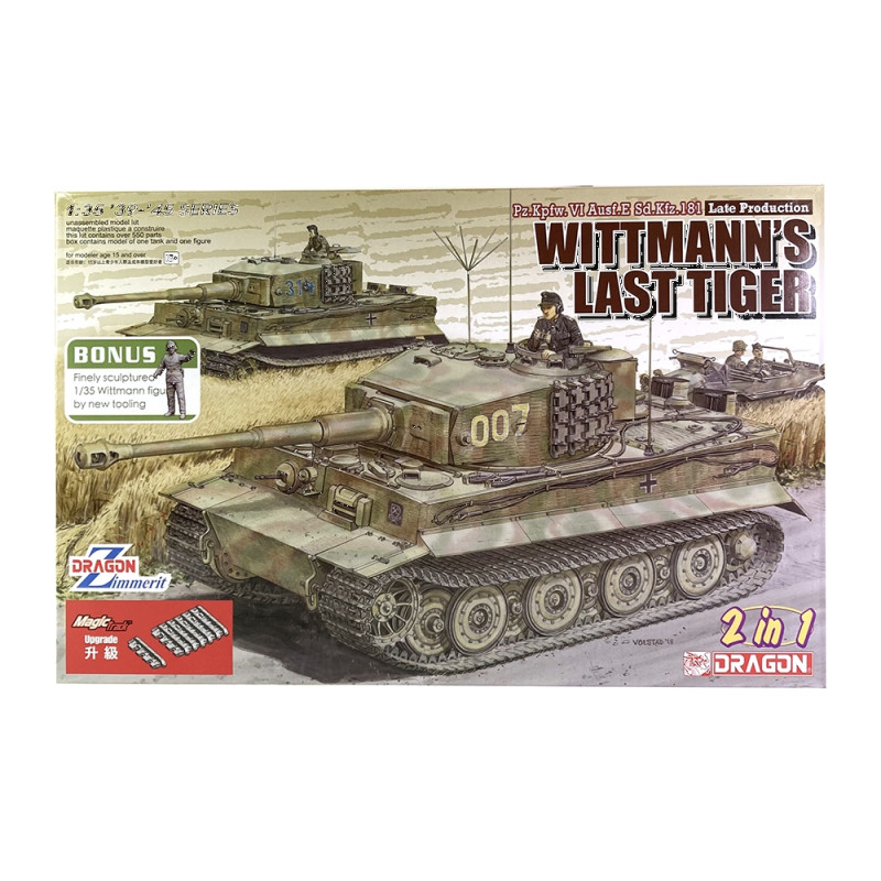 Char / Tank Tiger WITTMANN - DRAGON 6800 - 1/35