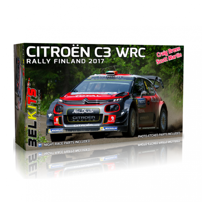 Citroën C3 WRC 2017 "Breen/Martin" - BELKITS BEL018 - 1/24