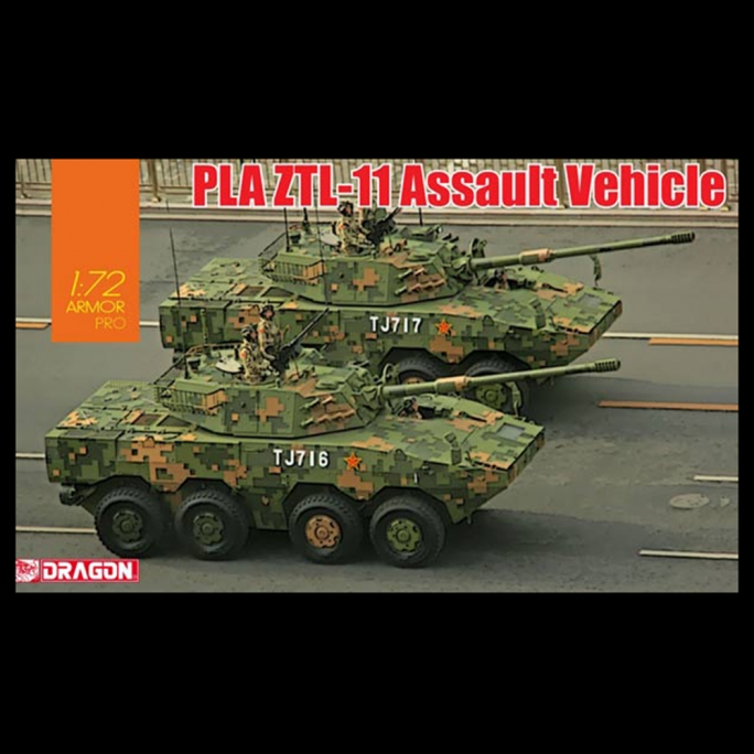 Véhicule d'assaut PLA ZTL-11 - DRAGON 7683 - 1/72