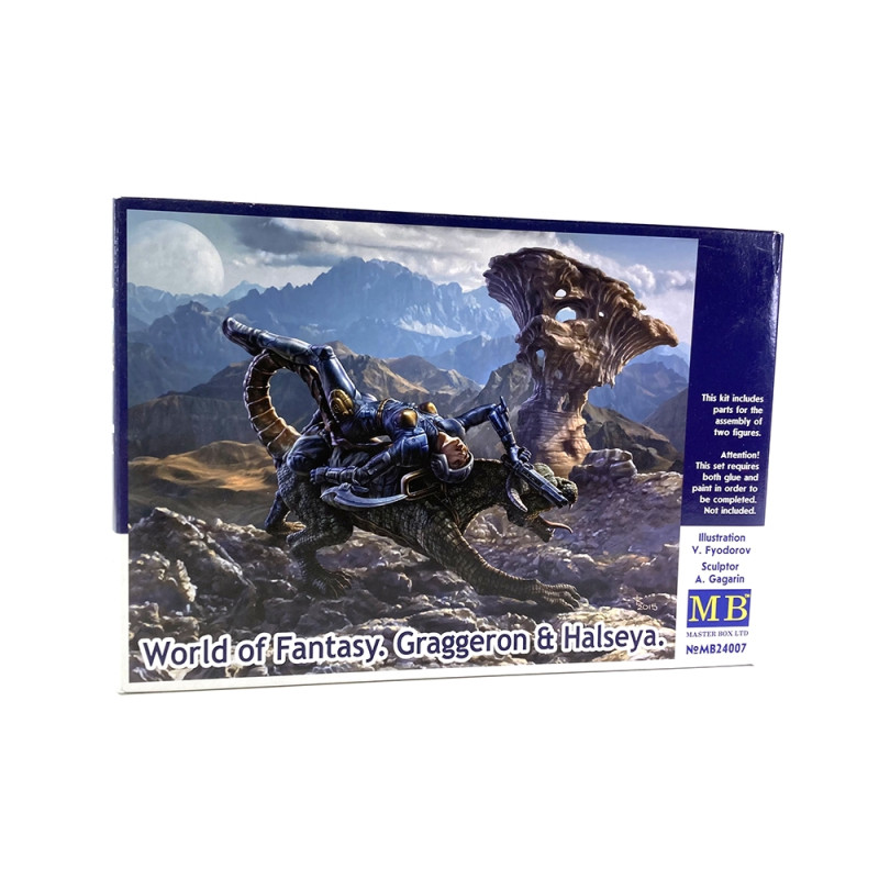 Heroic Fantasy - "Graggeron et Halseya" - WOF - MASTER BOX 24007 - 1/24