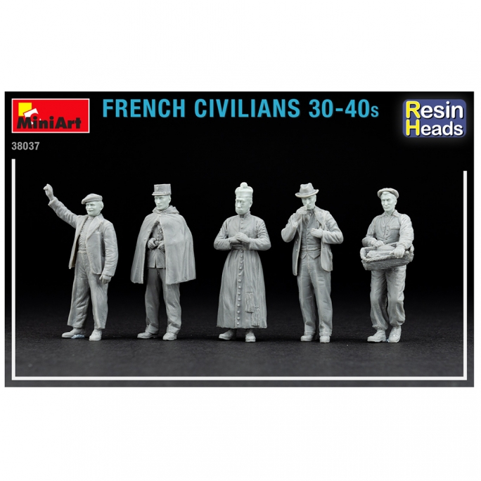 Civiles Français des années 30 / 40 - MINIART 38037 - 1/35