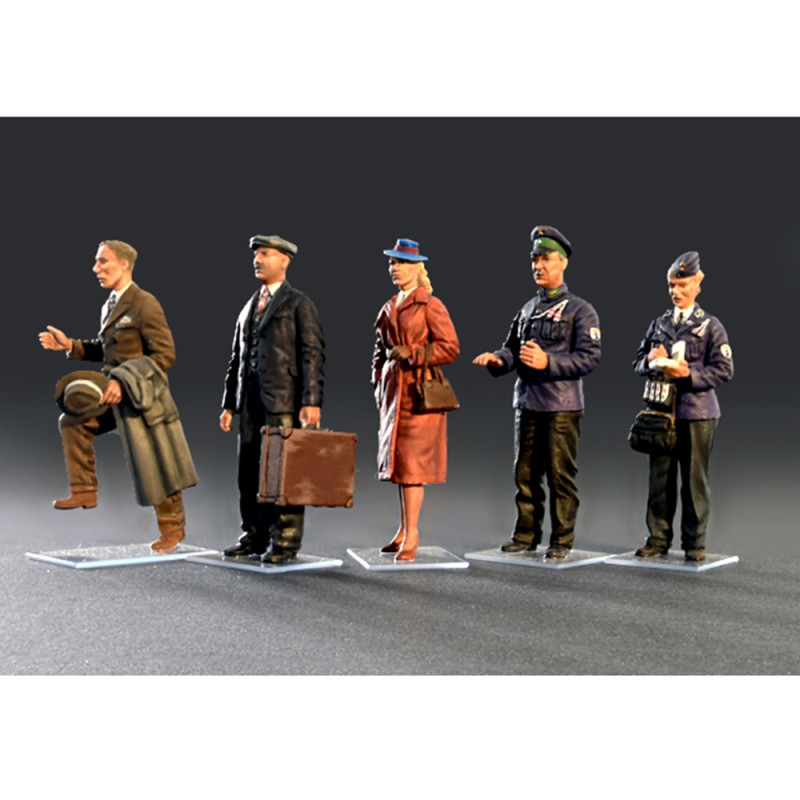 Equipage et passagers de Tramway - MINIART 38007 - 1/35