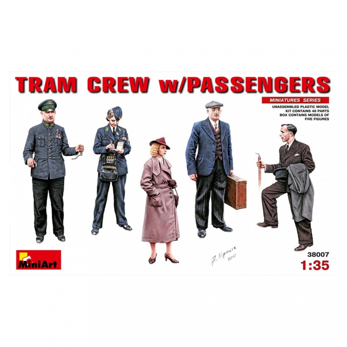 Equipage et passagers de Tramway - MINIART 38007 - 1/35