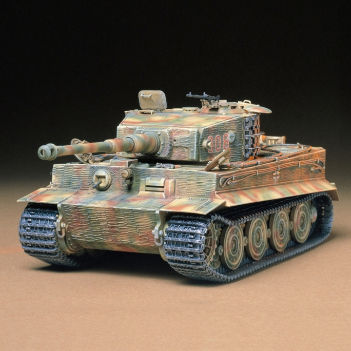 Char Tigre I avec personnage maquette à monter-1/35-TAMIYA 35146