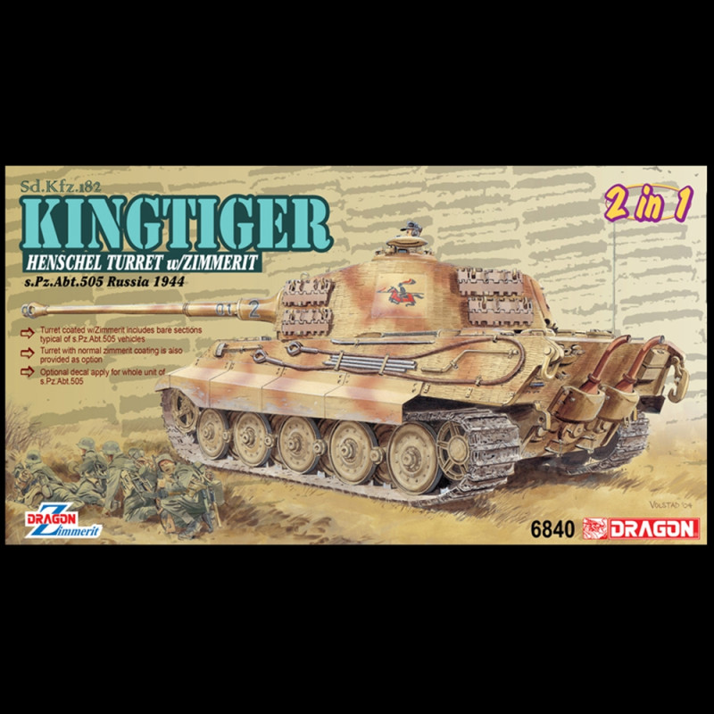 Tank Kingtiger Russia 1944  - 1/35 - DRAGON 6840