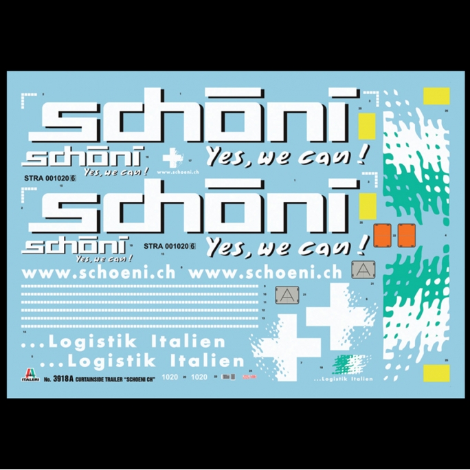 Remorque semi "Schoeni.ch" - 1/24 - ITALERI 3918