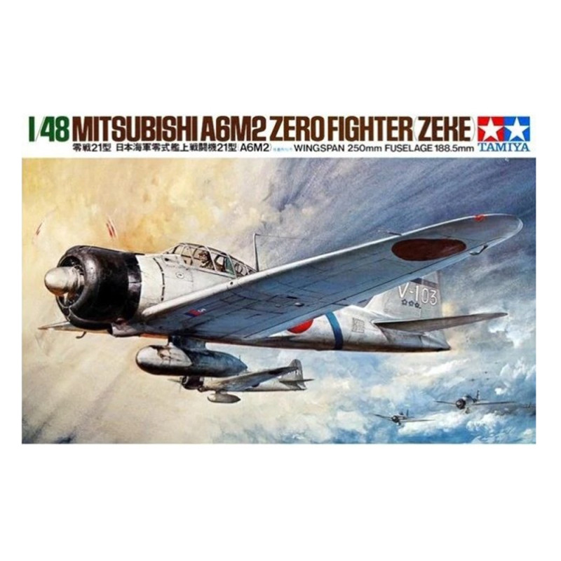 Avion Mitsubishi A6M2 Zero Fighter  - 1/48 - TAMIYA 61016