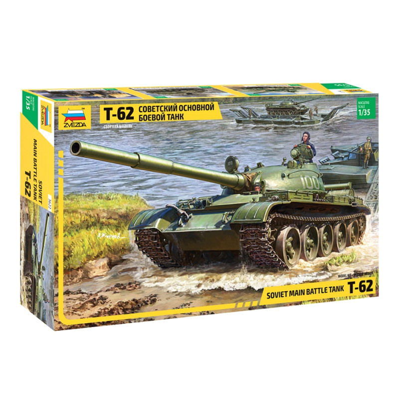 Char de combat principal soviétique T-62 - ZVEZDA 3622 - 1/35