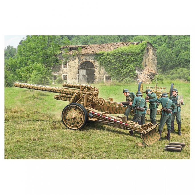 Obusier et canon de campagne 15 cm et 10,5 cm - ITALERI 7082 - 1/72
