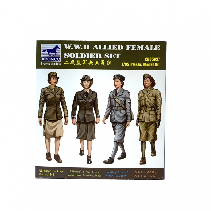 Femmes soldats, de la Seconde Guerre mondiale - BRONCO 35037 - 1/35
