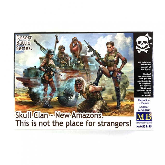 Skull Clan New Amazons / Série Bataille du Désert - MASTER BOX 35199 - 1/35