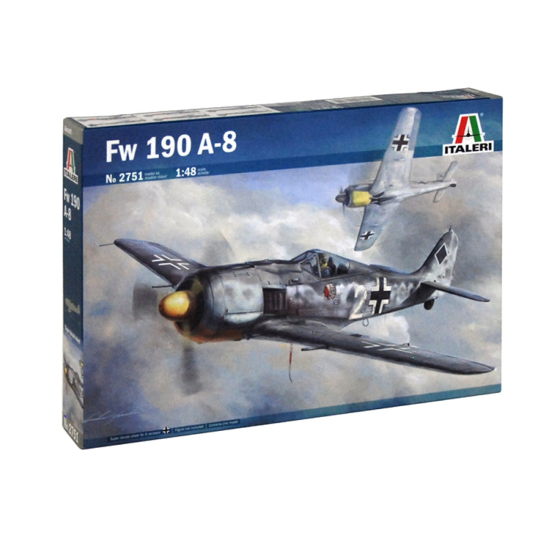 Avion Fw 190 A-8  maquette à monter-1/48-ITALERI 2751