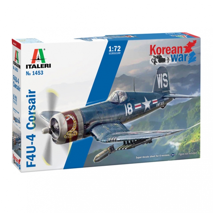 Avion F4U-4 Corsair - Guerre de Corée - ITALERI 1453 - 1/72