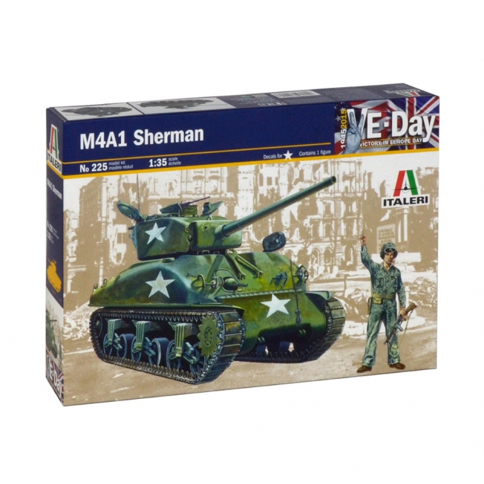 Char M4A1 Sherman maquette à monter-1/35-ITALERI 225