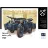 Moto sidecar Allemand BWW R75 II Era  - 1/35 - MASTER BOX 3528