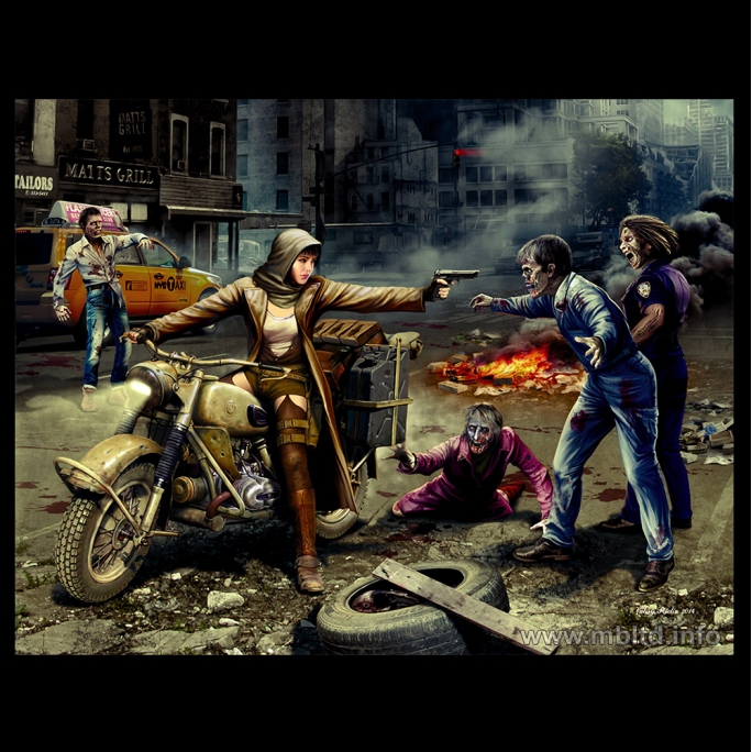 Zombieland series Zombie Hunter road to freedom  - 1/35 - MASTER BOX 35175