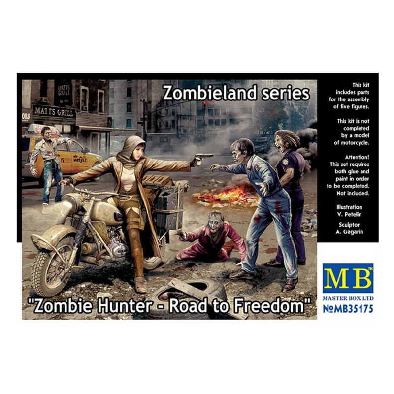 Zombieland series Zombie Hunter road to freedom  - 1/35 - MASTER BOX 35175