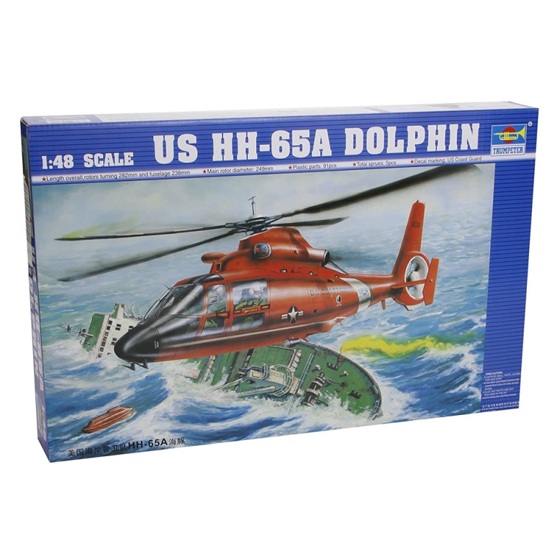 Hélicoptère US HH-65A Dolphin  - 1/48 - TRUMPETER 2801