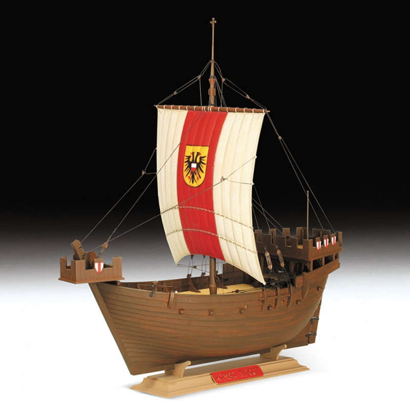 Bateau médiéval Hansa Kogge - 1/72 - ZVEZDA 9018