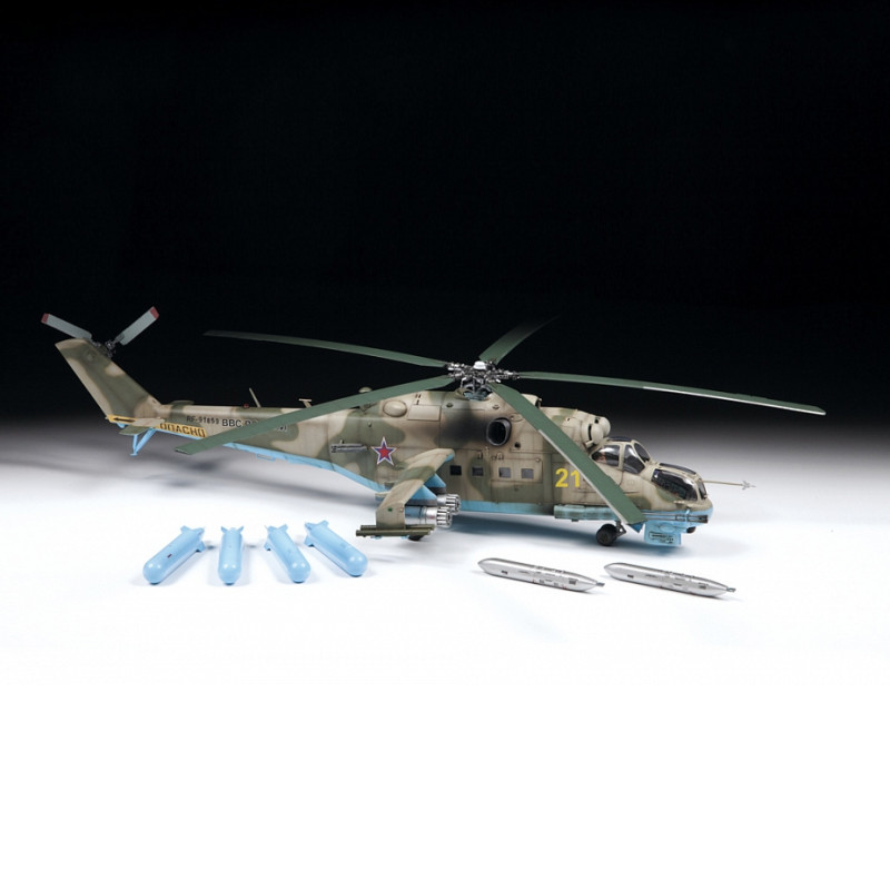 Hélicopter Soviet MI-24P - 1/48 - ZVEZDA 4812