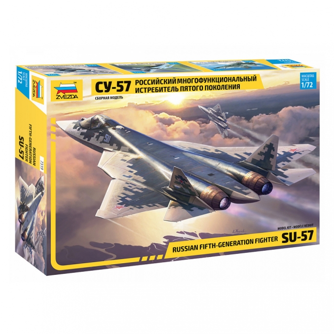 Avion Fifth generation Fighter SU-57 - 1/72 - ZVEZDA 7319