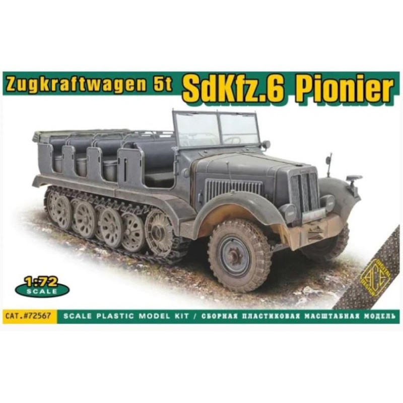 Camion à chenilles 5T Pionier  - 1/72 - ACE 72567