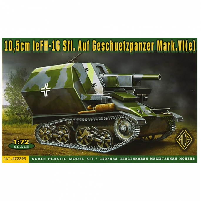 Tank LeFH-16 Mark VI  - 1/72 - ACE 72293