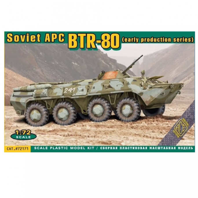 Char soviet APC BTR-80  - 1/72 - ACE 72171