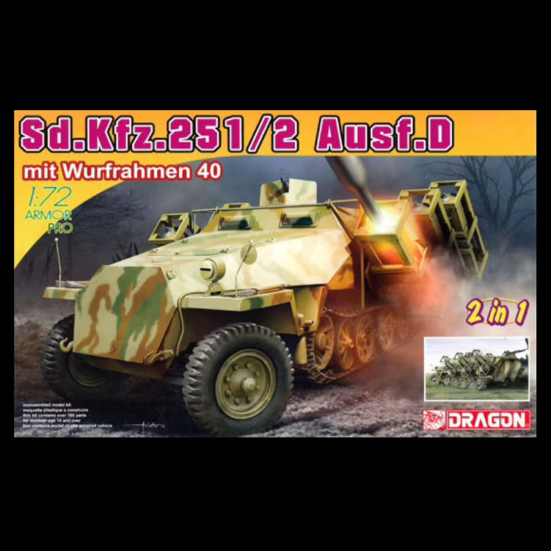 Tank Sd.Kfz.251/2 ausf D  - 1/35 - DRAGON 7604