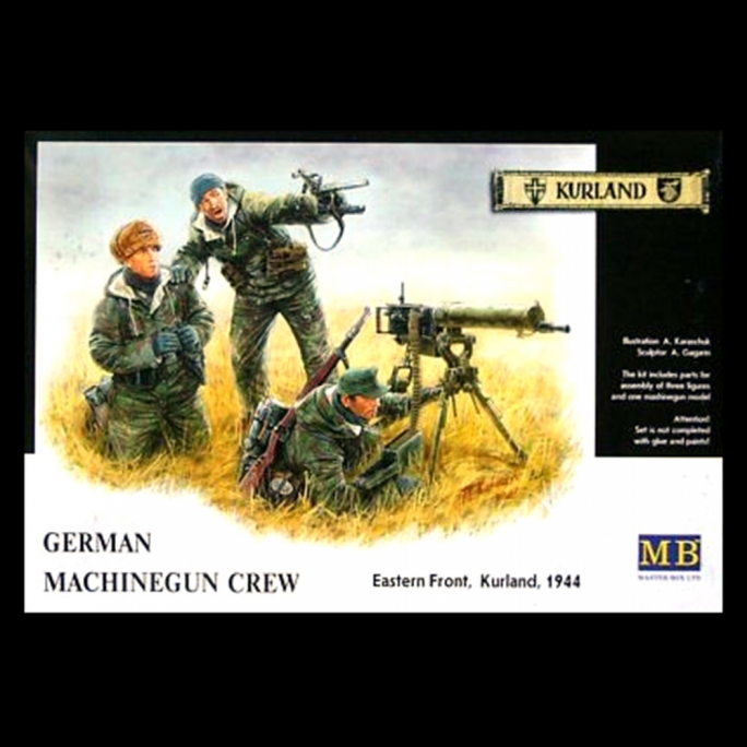 German machinegun crew 1944  - 1/35 - MASTER BOX 3526