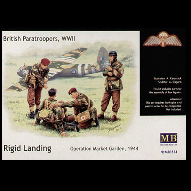 Parachutiste anglais 2ème guerre  - 1/35 - MASTER BOX 3534