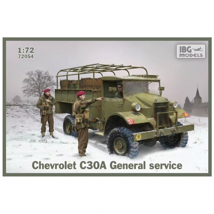 Camion Chevrolet C30A  - 1/72 - IBG MODELD 72054