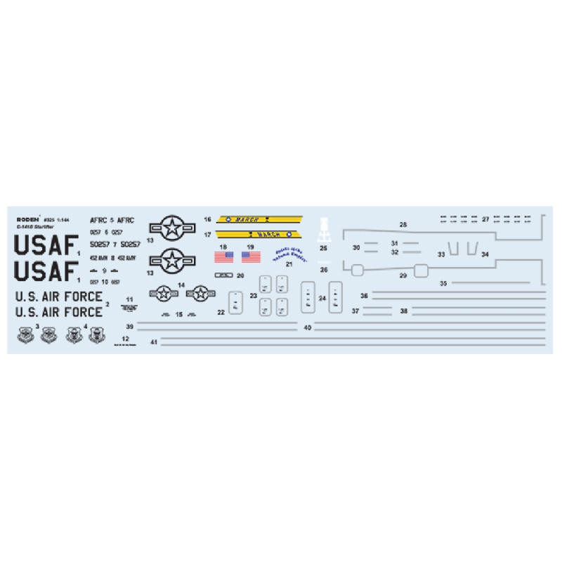 Avion C-141B Starlifter  - 1/144 - RODEN 325