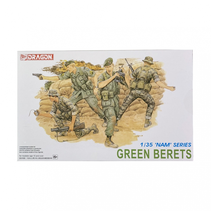 Bérets Verts Vietnam - DRAGON 3309 - 1/35