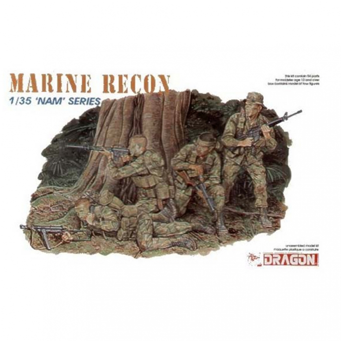 Groupe de reconnaissance, Marines - DRAGON 3313 - 1/35
