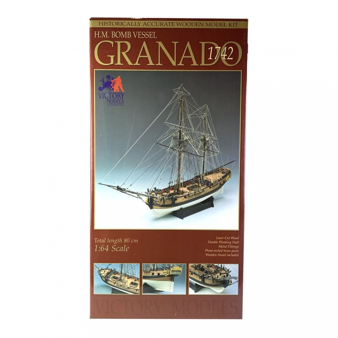 Bateau H.M.S. Granado 1742 - AMATI 1300/02 - 1/64