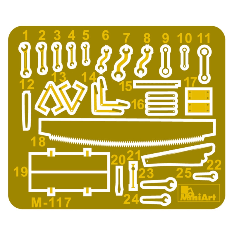 Ensemble d'outils - MINIART 35603 - 1/35