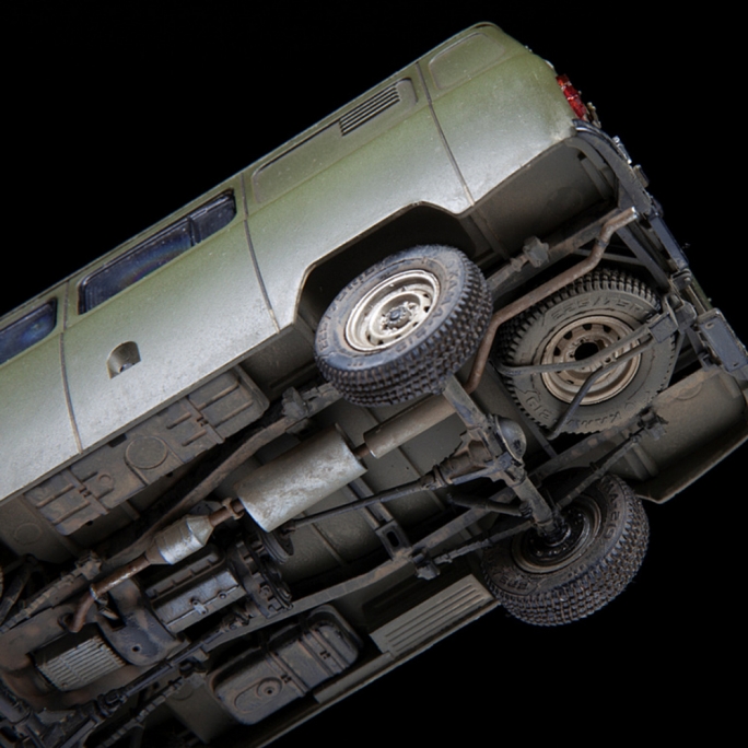 Fourgon militaire russe UAZ 3909 - ZVEZDA 3644 - 1/35