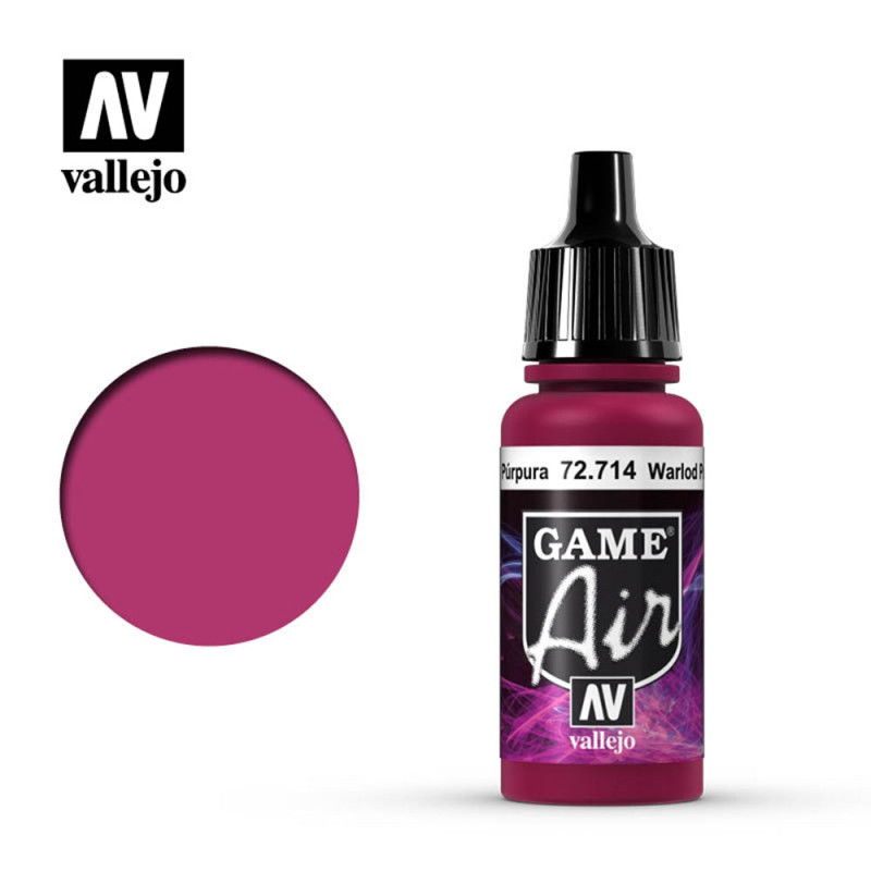 Peinture "Games'Air", Pourpre Violacé 17 ml - VALLEJO 72714 PGA714 Peinture "Games'Air", Pourpre Violacé 17 ml - VALLEJO 72714 PGA714