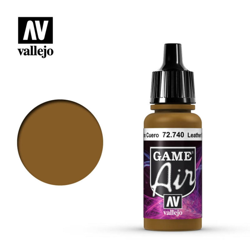 Peinture "Games'Air", Cuir Marron 17 ml - VALLEJO 72740 PGA740 Peinture "Games'Air", Cuir Marron 17 ml - VALLEJO 72740 PGA740