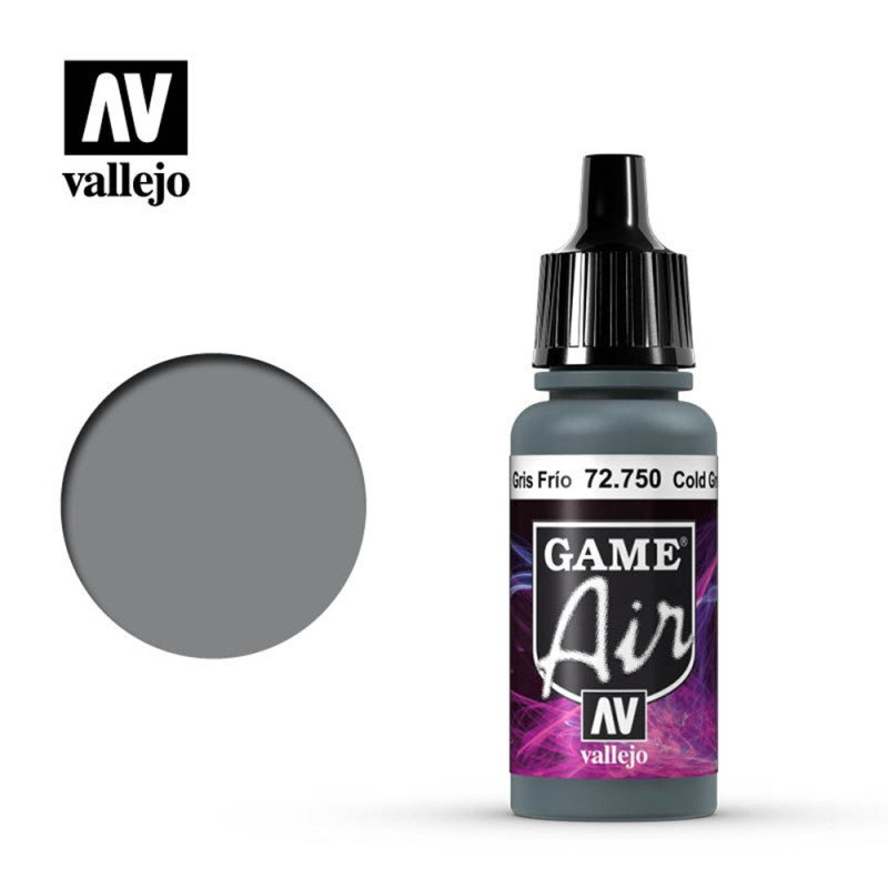 Peinture "Games'Air", Gris Froid 17 ml - VALLEJO 72750 PGA750 Peinture "Games'Air", Gris Froid 17 ml - VALLEJO 72750 PGA750