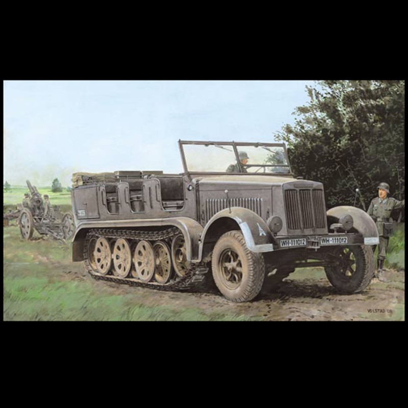 Véhicule Blindé, Sd.Kfz.7 8t - DRAGON 6466 - 1/35