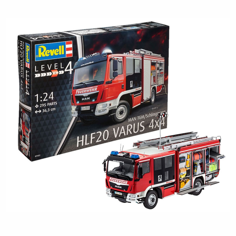 Camion de Pompiers Schlingmann HLF 20 VARUS 4x4 - REVELL 7452 - 1/24