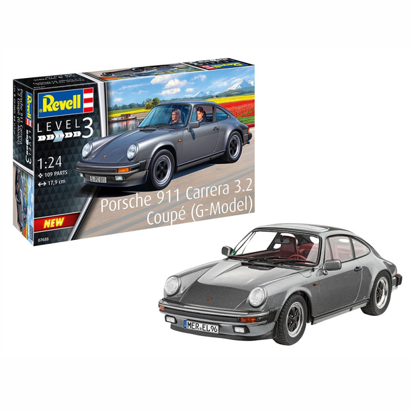 Porsche 911 Carrera 3.2 Coupé (Type G) - REVELL 7688 - 1/24